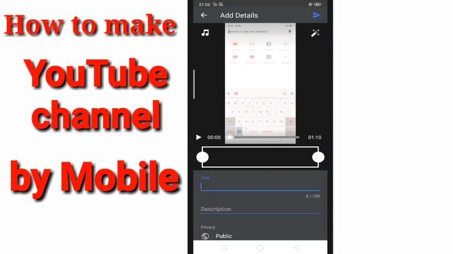 How to make mobile YouTube channel смотреть онлайн