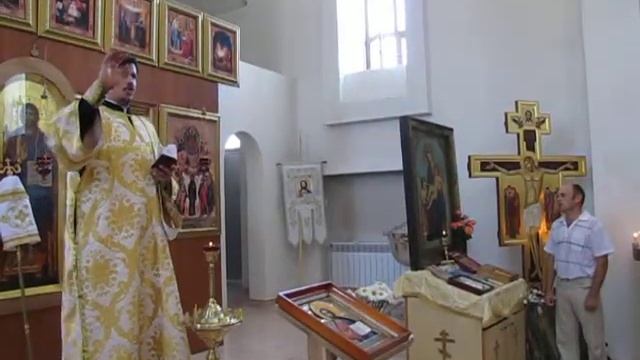 Престольный праздник в Вознесенском храме Щебетовки 29 мая 2014 смотреть онлайн