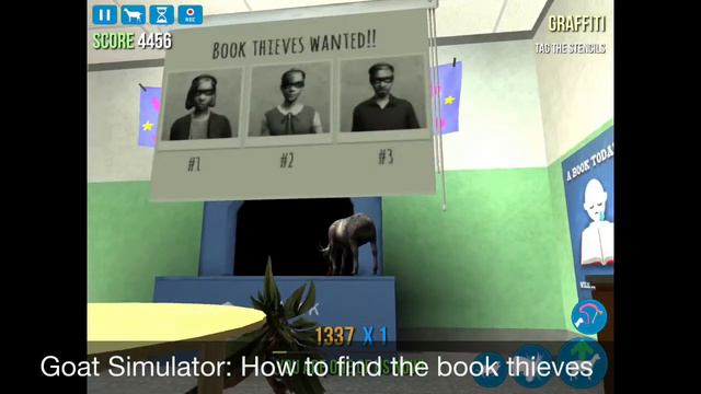 Goat Simulator: How To Find The Book Thieves
