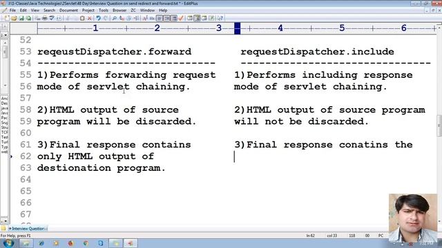 141 Difference between forward, include methods of reqeustDispatcher in servlet | advance java смотреть онлайн