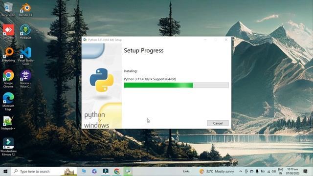 How to install Python and pip on Windows | (Hindi) | पायथन स्थापित करें . смотреть онлайн