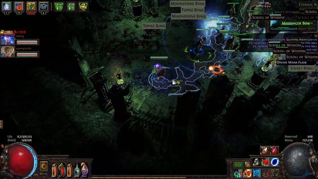 Path of Exile Summoner Witch Mines Run w Makilig and Aryanagrande 14 смотреть онлайн