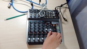 ОБЗОР НА МОЙ МИКШЕРНЫЙ ПУЛЬТ BEHRINGER 1202USB !