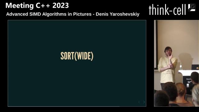 Advanced SIMD Algorithms in Pictures - Denis Yaroshevskiy - Meeting C++ 2023 смотреть онлайн
