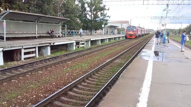 Электропоезд ЭД4М 0035 станция столбовая смотреть онлайн