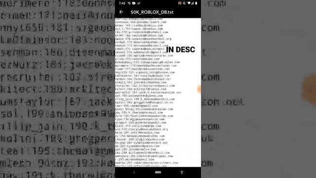 Roblox account dump смотреть онлайн