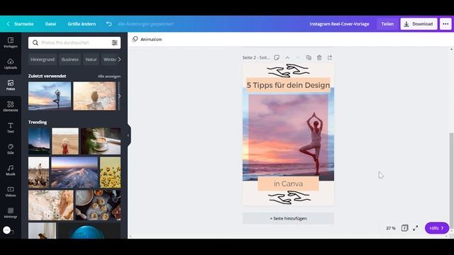 Canva-Tutorial: So erstellst du ein Reel-Cover passend für deinen Instagram Feed смотреть онлайн