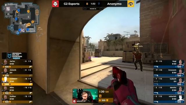ПЕРВАЯ ИГРА G2 НА КВАЛАХ К МАЖОРУ! G2 vs Anonymo ПОТНАЯ КАТКА - PGL Major Antwerp 2022 European RMR смотреть онлайн