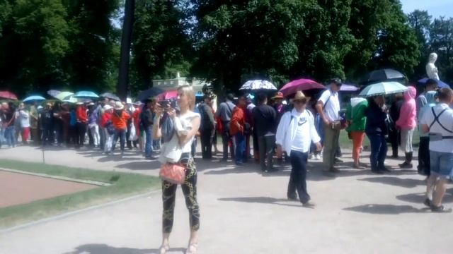 Очередь в Екатерининский дворец. смотреть онлайн