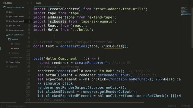 React Component Testing Shallow Rendering смотреть онлайн
