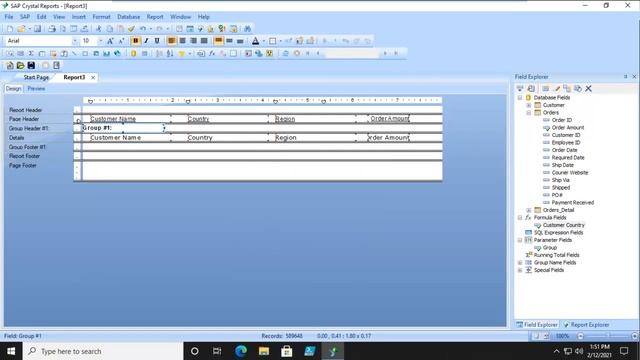 Using Crystal Reports 2020 - Grouping by Parameter смотреть онлайн