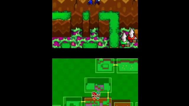 Mario and Luigi: Bowser's Inside Story - WALKTHROUGH - Part B-3a (Dimble Wood Beans) смотреть онлайн