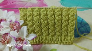 РЕЛЬЕФНЫЙ УЗОР СПИЦАМИ 74  Вязание Узоры спицами
