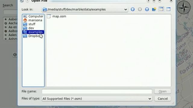Pretty annotations on Marble and the start of Open Street Map file rendering смотреть онлайн