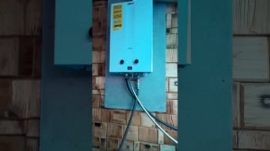 Обогрев бассейна газовой колоннкой от баллона.