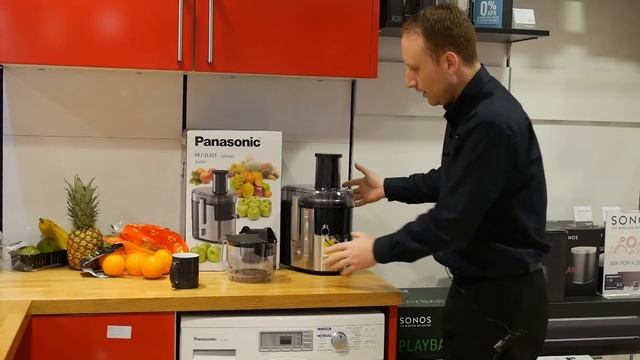 Panasonic MJ-DJ01 Juicer Demo смотреть онлайн
