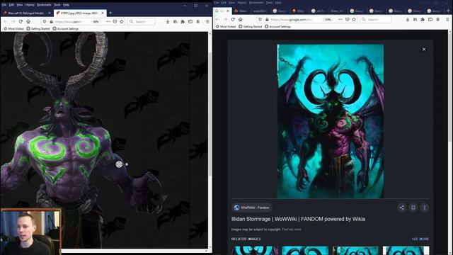 Warcraft 3 Reforged Illidan Model смотреть онлайн
