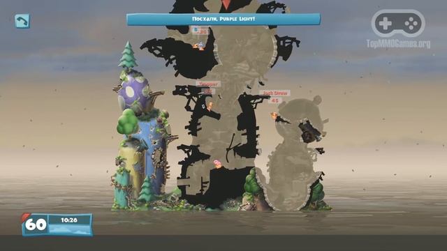 Геймплей онлайн игры Worms W.M.D, 2019 (#PvP, Full HD, Ultra Graphics)