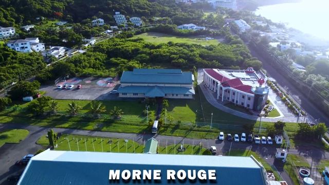 Cinematic Aerial Drone Footage Over Grand Anse Grenada