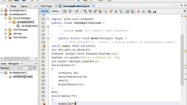 convert a binary number to hexadecimal number in java смотреть онлайн