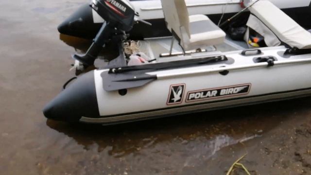 Очередной Влог. Обзор моего комплекта, Polar bird 340M + Yamaha 3.Троллинг. смотреть онлайн