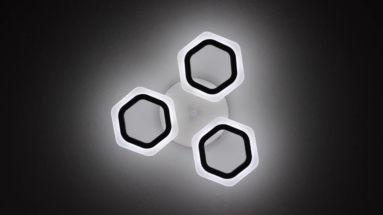 Люстра потолочная светодиодная Лаворо 3S, LED, цвет белый смотреть онлайн