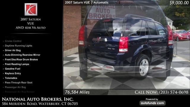 Used 2007 Saturn VUE | National Auto Brokers, Inc., Waterbury, CT - SOLD смотреть онлайн
