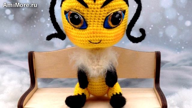 Амигуруми: схема Квами Пчёлка. Игрушки вязаные крючком - Free crochet patterns. смотреть онлайн