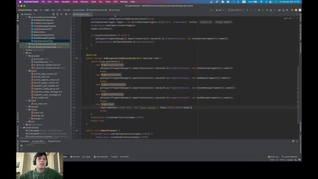 Android Studio JAVA Group Chat App | Çıkış Yapma İşlemi смотреть онлайн
