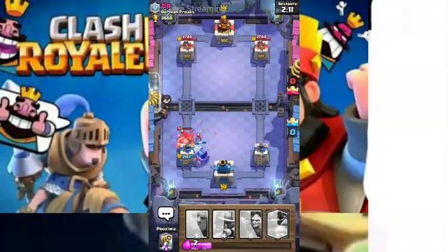 Batalhando X1 Clash Royale смотреть онлайн