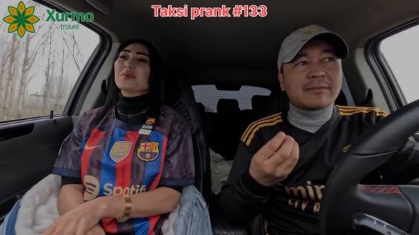Taksi prank 133-soni🚖 Futbol fanati Real VS Barsa Elckassico bo'ldi😁