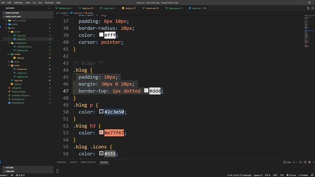 6# CSS Kodlarını Oluşturma [Vue 3-Vuex 4-Firebase 9 Auth Kullanımı] смотреть онлайн