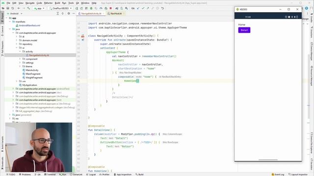 ? Jetpack Compose : Navigation avec le NavHost, Routes, et sealed class смотреть онлайн