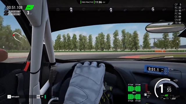 Assetto Corsa Competizione PS4 Testing the CDA setup W/Audi EVO @ Misano смотреть онлайн