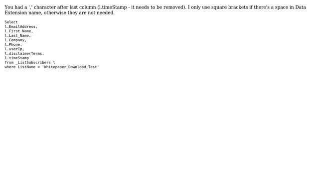 SQL Query Error: An error occurred while checking the query syntax. Errors: Error while... смотреть онлайн