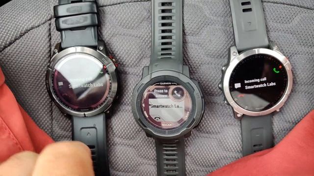 Garmin Instinct 2, Epix, Fenix 7 Receiving Phone Calls and Replying with Text Message смотреть онлайн