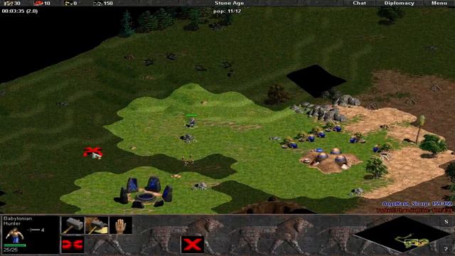 Age of Empires: RoR v1.0, Speed 2x, Hill Country, No Walls, No Towers 12-30-2016 смотреть онлайн