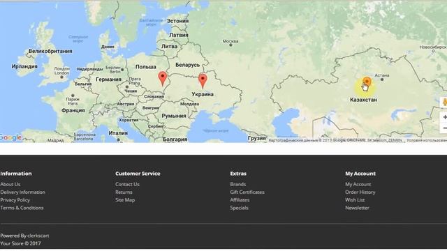 Products Location map смотреть онлайн