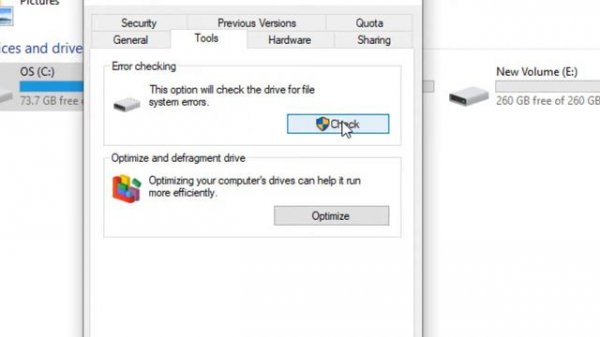How To Run CHKDSK Disk Check in Windows 10 Tutorial