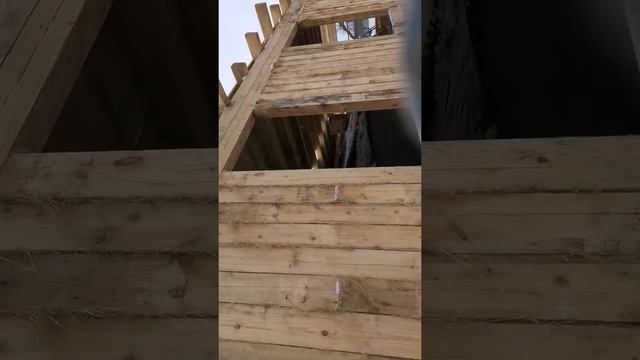 Строительство дома из бруса, пристрой. смотреть онлайн