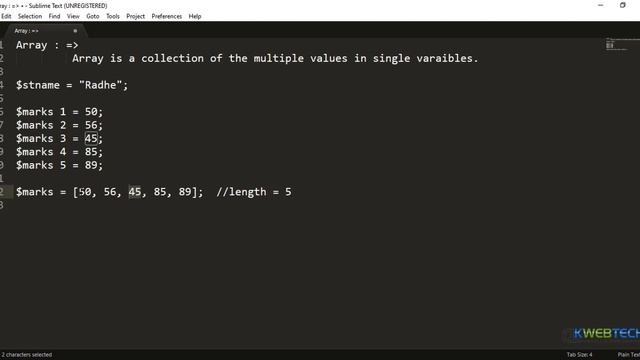 What is Array - PHP Tutorials in Hindi - 23 смотреть онлайн
