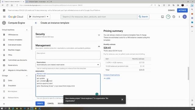 Google Cloud Platform | DAY 6 (28/04/23) | Instance templates | Hosting a Web App from GIT Repo смотреть онлайн