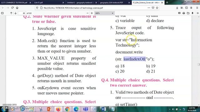 12TH HSC IT(SCI) L-5 ADVANCED JAVA SCRIPTING OBJECT,PROPERTY,BUILTIN FUNCTION(FULL SOLVED EXERCISE смотреть онлайн