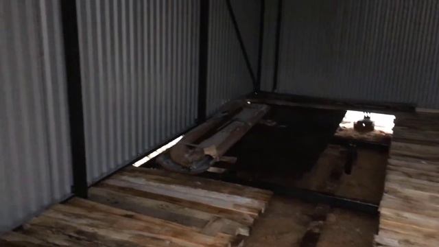 Металлический гараж 3х6 с заводским полом