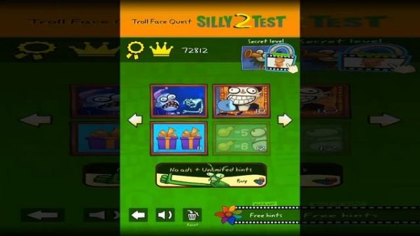 Troll Face Quest: Silly Test 2 ALL LEVELS WALKTHROUGH