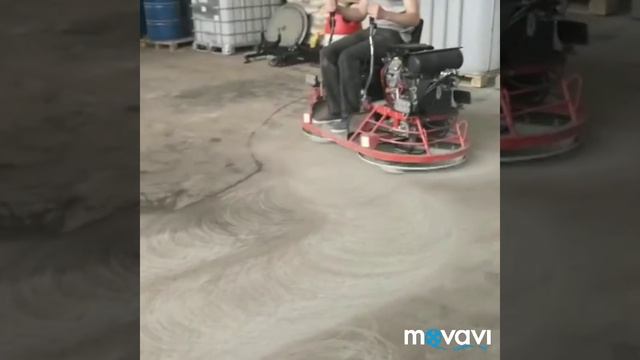 Шлифовка бетона двухроторной машиной