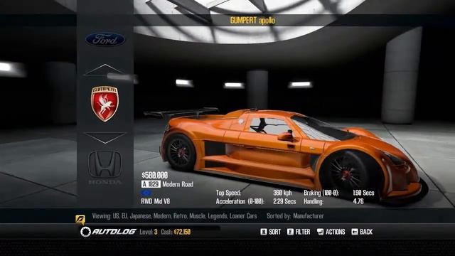 NFS: Shift 2 Unleashed- All Cars HD смотреть онлайн