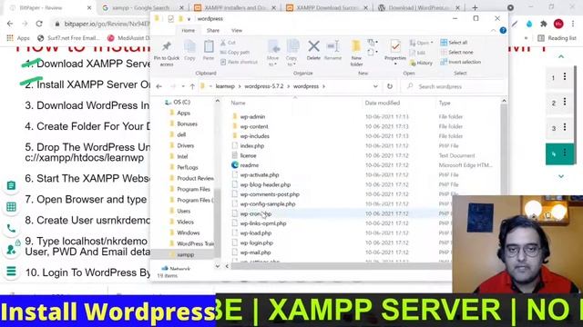 How To Install WordPress On LocalHost 2021 ⚠️ No Web Hosting Needed ⚠️ Install WordPress On XAMPP смотреть онлайн