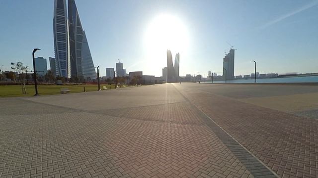 Бахрейн. Изучаем Центр Манамы. Bahrain World Trade Center. Январь 2019. смотреть онлайн