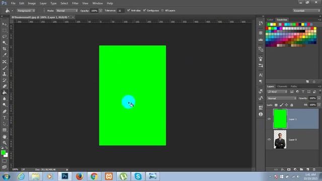 How to remove or change background in Adobe Photoshop CC 2015 смотреть онлайн